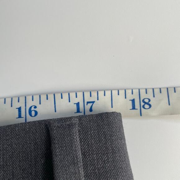 Chaps Mens Dress Pants 100% Wool Mens Gray Slacks Waist 36 - Picture 4 of 7